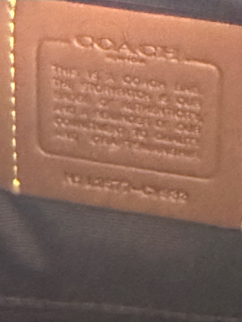 Never Used Coach Signature Small Saddle Bag in Brown With Purse Charm Included - Picture 12 of 13
